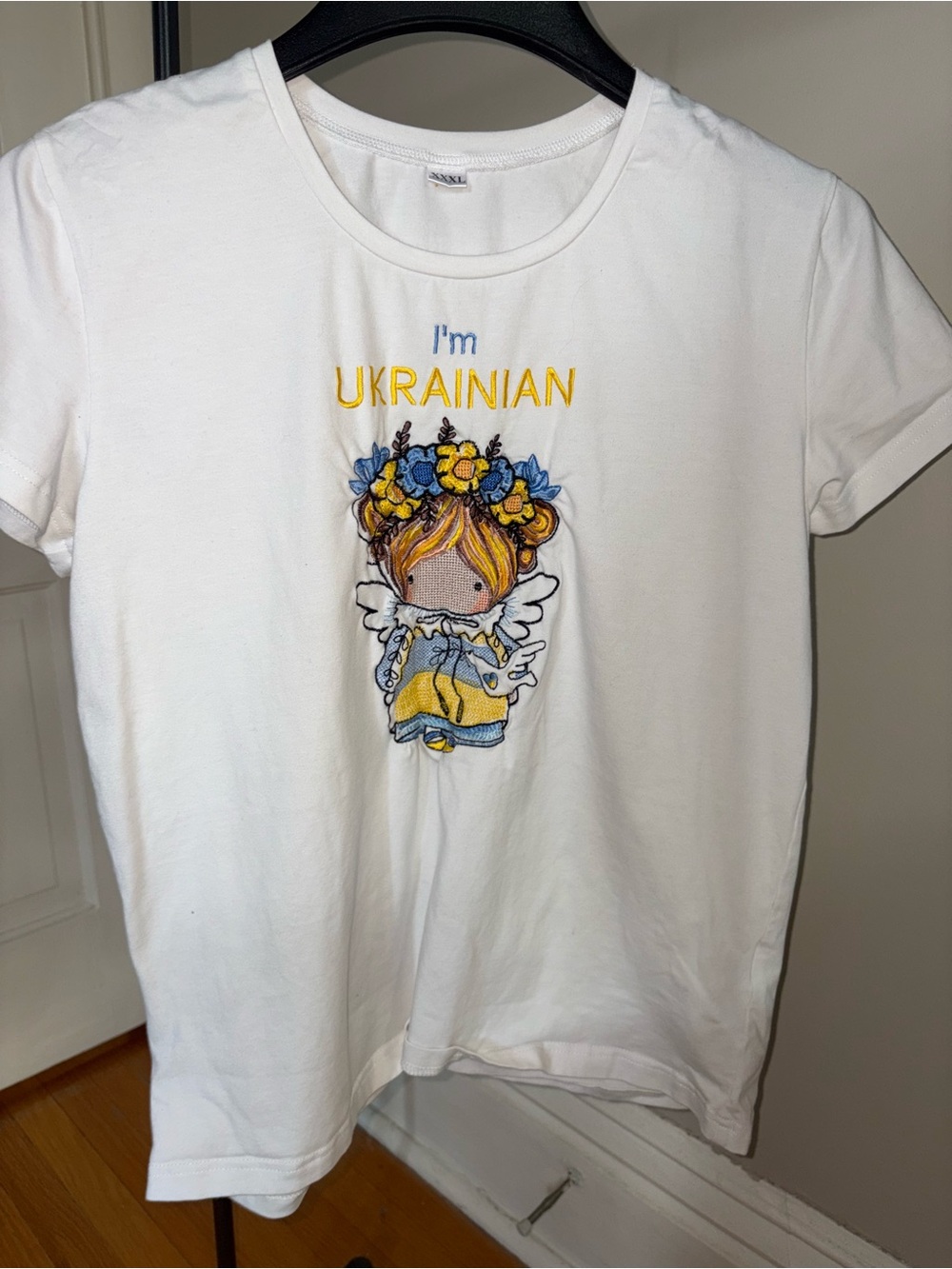 I'm Ukrainian White Graphic Tee - Women's Short Sleeve Shirt